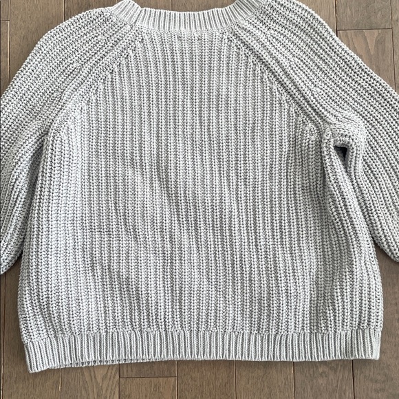 Aerie Gray Women's Knit Sweater - Size XS - Cotton Blend - Picture 7 of 13